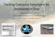 Tracking Contractor Compliance for Stormwater in Ohio · 10 | EROSION & SEDIMENT CONTROL INSPECTION SOFTWARE. SWPPPTrack LTIS Website Platform. Statewide project tracking Project