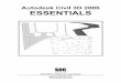 1-58503-278-6 -- Autodesk Civil 3D 2006 Essentials · A Civil 3D Assembly anchors the subassembly attachments An assembly can be placed anywhere in the drawing. Generally, it should