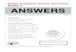 Booklet 2 ANSWERS · The lined space in this booklet indicates the approximate length of the response expected. Provide ALL your answers to multiple-choice and open-response questions