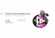 Fandom Sports Media Corp. · Legends, Counter-Strike, DOTA2, FIFA, etc. Professional gamers and inﬂuencers have built a global fan base through various streaming services such as