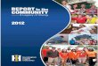REPORT to the COMMUNITY · and active corporate citizen in every community where we do business. It’s been that way in Newport News, Va., where our Newport News Shipbuilding division