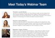 Meet Today’s Webinar Team - Texas Mutual · Winter driving tips . Preparing your car for winter road conditions Winter weather alerts and social media use . Summary. Purpose and