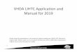 VHDA LIHTC Application and Manual for 2019...certification form –Ownership structure must demonstrate capacity for service-enriched housing through CORES certification or other certification