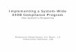Implementing a System-Wide 340B Compliance Program...• Different resources, processes, vendor solutions, and engagement levels ... Microsoft PowerPoint - 709Bucherppt.ppt [Compatibility