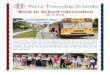 Back to School Information - Perry Township · Back to School Information 2015-2016 The outstanding staff members of Perry Townships Schools, who impact the lives of the children