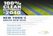 Green New Deal Fact Sheet - NYSERDA...GREEN NEW DEAL. Governor Andrew M. Cuomo’s Green New Deal . is the most aggressive climate change program in the nation and puts the State on