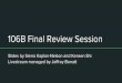 106B Final Review Session - Stanford University · 106B Final Review Session Slides by Sierra Kaplan-Nelson and Kensen Shi ... swapping it with its left neighbor until it’s in the