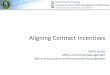 Aligning Contract Incentives - 2015 Acquisition and Project Management Workshop ... labor hour) is appropriate