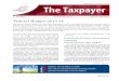 PRINT POST : PP 381667–00041 The Taxpayer...2011-12 2012-13 2015-16 LITO amount $1,500 $445 $300 Taxable income the LITO begins to be reduced at $30,000 $37,000 $37,000 You are no