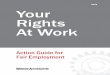 2019 Your Rights At Work - Workers Action Centre · precarious jobs, recent immigrants, workers of colour, women, and youth. Most of us don’t belong to unions because we work in