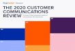 RingCentral | The 2020 Customer Communications Review RINGCENTRAL RESEARCH CUSTOMER COMMUNICATIONS REVIEW