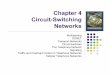 Chapter 4 Circuit-Switching Networksljilja/ENSC427/Spring15/News/Leon-Garcia...Circuit Switching Networks zEnd-to-end dedicated circuits between clients zClient can be a person or