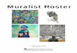 Muralist Roster - Regional Arts and Culture Council · 2016-09-09 · The Regional Arts & Culture Council (RACC) established the Muralist Roster as an on-line resource that can be