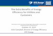 The Extra Benefits of Energy Efficiency for Utilities …...3 How Energy Efficiency Impacts Customer Satisfaction SAVENRGY on Energy Programs M Electric Delivery N * Gas Delivery 18%