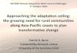 NCCARF Climate Adaptation 2014: Future Challenges 1st ... · NCCARF Climate Adaptation 2014: Future Challenges 1st October 2014 Approaching the adaptation ceiling: the growing need