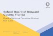 School Board of Broward County, Florida€¦ · Reoffering Scale Trades from 01-29-19 to 02-22-19 1Excludes Original Issue Trades (trades on first trading day at Original Issue Price)