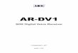AR-DV1 Manual command list MY CHECK - AOR · 2015-08-27 · 3 2 REMOTE CONTROL STATUS Connect the AR-DV1 to a PC and turn power on to the AR-DV1. When any data is sent from a PC to