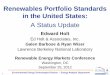 Advancing Sustainable Energy - Renewables Portfolio Standards …resource-solutions.org/images/events/rem/presentations/... · 2017-03-14 · Environmental Energy Technologies Division
