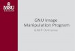 GNU Image Manipulation Program an expert quality photo retouching program, and an image format converter,