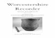Worcestershire Recorderworcestershirearchaeologicalsociety.org.uk/wp-content/... · 2017-10-02 · The Great Fire of London destroyed not only much of the city, but also some of the