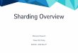 Sharding Overview - EDCON · Presentation template designed by Slidesmash Photographs by unsplash.com and pexels.com CREDITS Special thanks to all people who made and share these