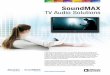 SoundMAX TV Audio Solutions Brochure · 2015-03-06 · SoundMAX TV Audio Solutions Analog Devices has long been known for world-class audio signal processing across a wide range of