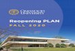 Reopening PLAN · Huntsville, Alabama 35896 256.726.7334 • Fax 256.726.8334 Office of the President presidentsoffice@oakwood.edu. and the de-densifying of residence halls, as well