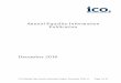 Annual Equality Information Publication...ICO Equality Duty Annual Information Report, December 2016, v1 Page 2 of 37 Part 1: Introduction to the ICO and this report About the ICO
