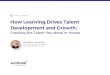 SumTotal White Paper · 2020-05-12 · White Paper How Learning Drives Talent Development and Growth: Creating the Talent ou Need InHouse Executive Summary Developing talent internally