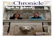 PittChronicle - University of Pittsburgh · 2012-08-16 · 2 • Pitt Chronicle • August 24, 2009 Newspaper of the University of Pittsburgh PUBLISHER Robert Hill ASSOCIATE PUBLISHER