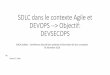 SDLC dans le contexte Agile et DEVOPS --> Objectif: DEVSECOPS · SDLC dans le contexte Agile et DEVOPS --> Objectif: DEVSECOPS Par: Etienne T. Sadio ISACA Québec –Conférences