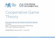 Cooperative Game Theory - cvut.czCooperative Game Theory Branislav Bosansky (slides by Michal Jakob) AI Center, Dept. of Computer Science and Engineering, FEE, Czech Technical University