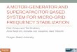 A MOTOR-GENERATOR AND SUPERCAPACITOR BASED SYSTEM … · supercapacitor-based energy storage system for stabilizing microgrids. •Microgrids generally have low inertia, and in the
