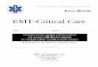 EMT-Critical Careopcems.org/pdf/CRITICALCARE_logbook.pdf · Buffalo, New York 14215 (716) 898-3600 EMT-Critical Care Name: Agency: Providers must be complete with the program AT LEAST