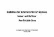Guidelines for Alternate Water Sources: Indoor and Outdoor ......These alternate water sources can be used safely for a variety of indoor and outdoor uses, as long as public heath