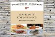 Event Dining Cover Burnsville - Porter Creek Hardwood Grill...shoestring sweet potatoes 13.50 Cobb mixed greens, romaine, rotisserie chicken, applewood bacon, tomato, egg, cheddar