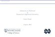 Advances in Software in Numerical Algebraic Geometry · 2019-11-13 · Advances @ AG15 Introduction Numerical Algebraic Geometry I would de ne Numerical Algebraic Geometry as the