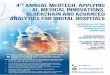 4 ANNUAL MEDTECH: APPLYING AI, MEDICAL INNOVATIONS ...claridenglobal.com/conference/medtech2018/wp... · • MedTech Innovation Showcase featuring cutting edge medical innovations