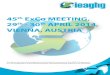 VIENNA, AUSTRIA - IEAGHG ExCo Papers_email.pdf · Vienna, Austria 29 thto 30 April 2014 ITEM FIRST DAY (08.30 – 17.30hrs) Paper Number 0) Opening Address by Host No Paper 1) Welcome,