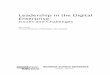 Leadership in the Digital Enterprise - Murdoch University · 2014-06-04 · Leadership in the digital enterprise : issues and challenges / Pak Yoong, editor. p. cm. Includes bibliographical