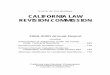 STATE OF CALIFORNIA CALIFORNIA LAW REVISION COMMISSIONclrc.ca.gov/pub/Printed-Reports/Pub206.pdf · CALIFORNIA LAW REVISION COMMISSION 1999-2000 Annual Report Including ... This publication