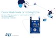 Quick Start Guide (V1.0 May2015) - STMicroelectronics · Quick Start Guide (V1.0 May2015) Dynamic NFC tag expansion board based on M24SR for STM32 NUCLEO (X-NUCLEO-NFC01A1)