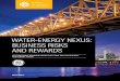 water-energy nexus: business risks and rewards · water-energy nexus: business risks and rewards v I joined WRI precisely because of issues like the water-energy nexus. It is a challenge
