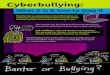 Cyberbullying...Cyberbullying: Illustrations: I’d like to discuss some ideas. Pen, shall we have a chat and discuss? The internet is a great place to find information, do things