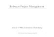 Software Project Management · Dr. E. Wallmüller, Project Management, Spring 2006 9 WBS • Contract WBS (CWBS) – First 2 or 3 levels – High-level tracking • Project WBS (PWBS)