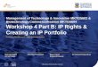 Management of Technology & Innovation MKTG5603 & … · 2016-07-15 · Creating an IP Portfolio ... the NPD process backwards Invention Screening Committee Conducts initial IP review