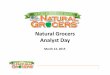 Natural Grocers Analyst Day 3.12.2015 FINAL...2015/03/12  · 1/12/15Arizona Public Media Broadcast 1/14/15KGTH-FM Broadcast 1/14/15Perishable News Online 1/19/15Circle of Food Blog