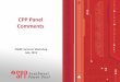 CPP Panel Comments - University of Wisconsin–Madison...PSERC Summer Workshop July, 2015. SPP’s Energy onsumption and apacity 2 Capacity Consumption. 3 EPA’s Projected 2016-2020
