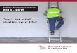 Safety Training Courses 2014 - 2015 - Browns Ladders · Scaffold course is ideal for operatives that use both low level access units & Scaffold Towers. This course offers convenience