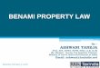 BENAMI PROPERTY LAW PROPERTY...2018/01/01  · The Benami Transactions (Prohibition) Amendment Act, 2016 (w.e.f. 01.11.2016) [Earlier known as the Benami Transaction (Prohibition)